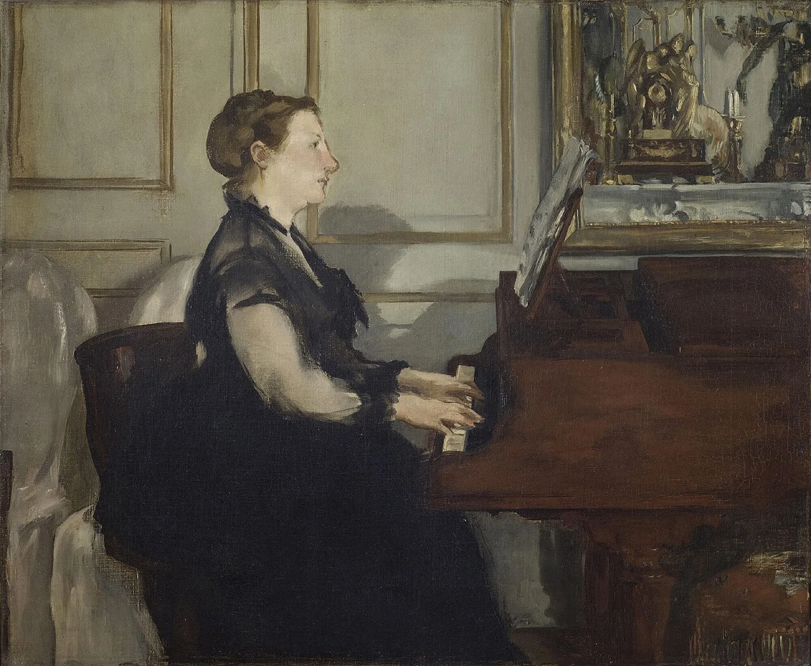 Madame Manet at the Piano