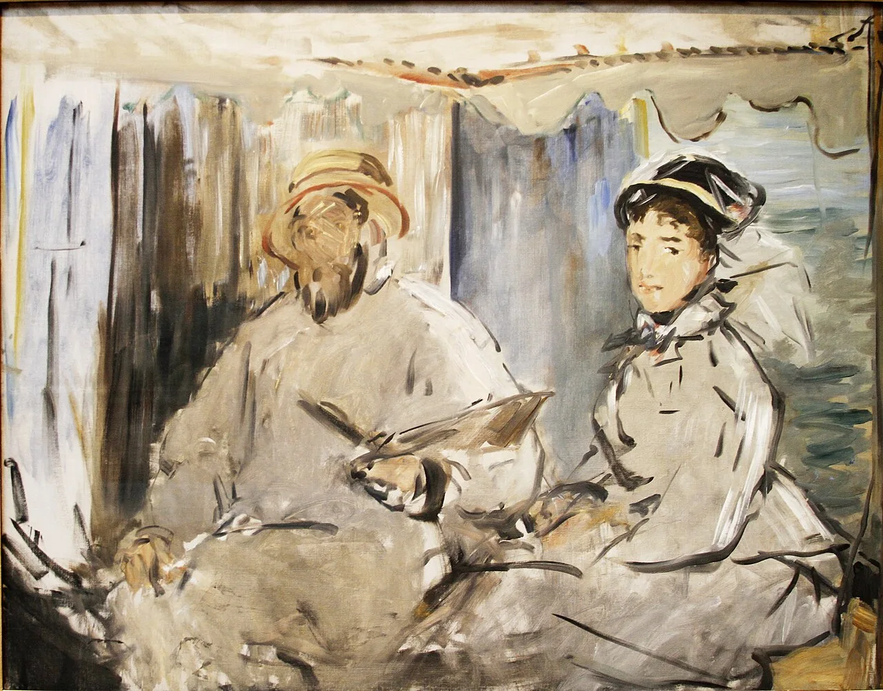 Monet in his Studio
