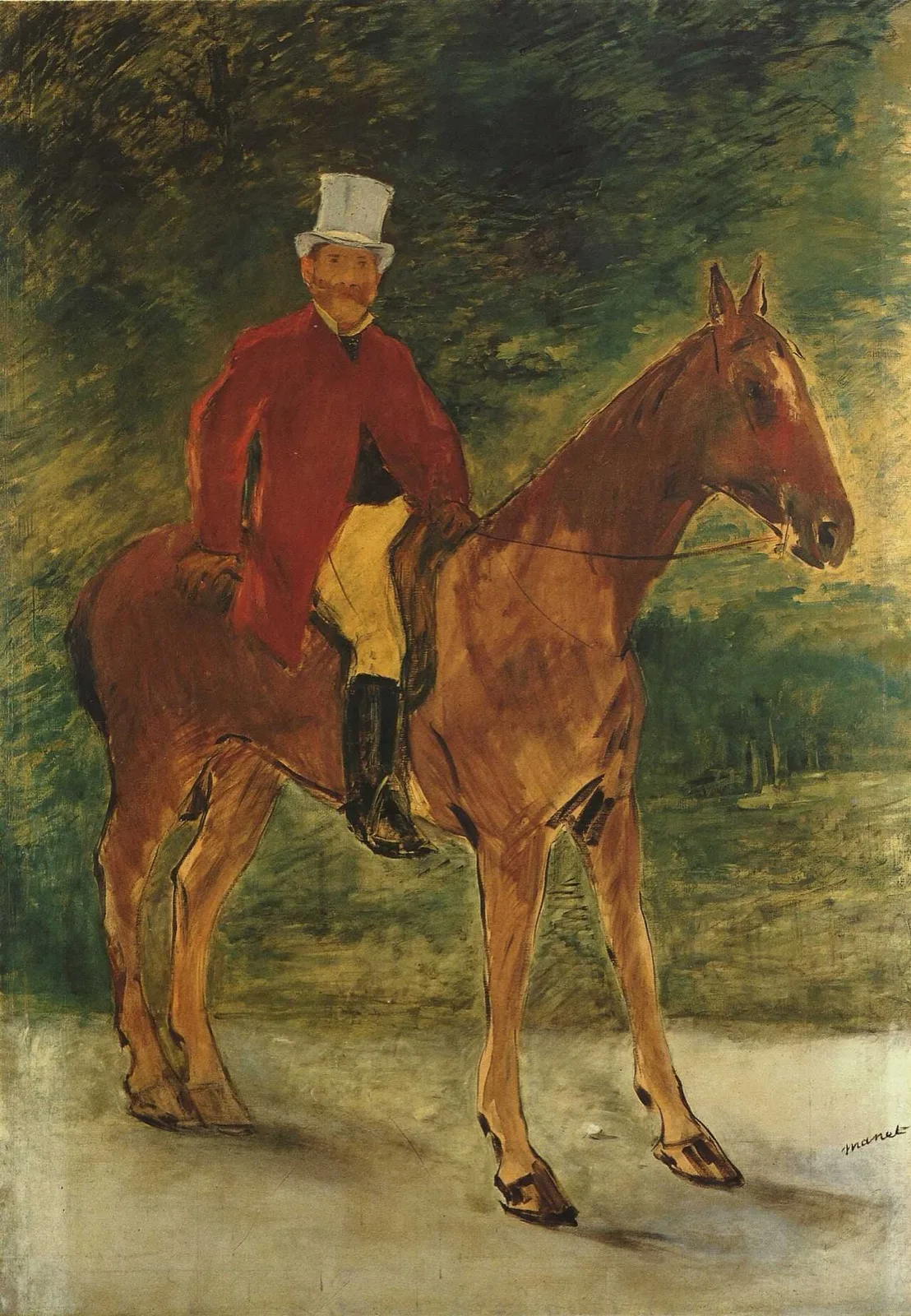 Cavalier (Portrait équestre de M. Arnaud)