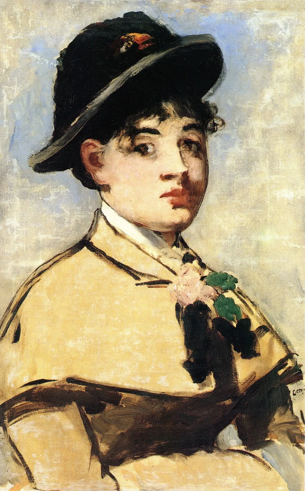 Jeune femme à la pèlerine