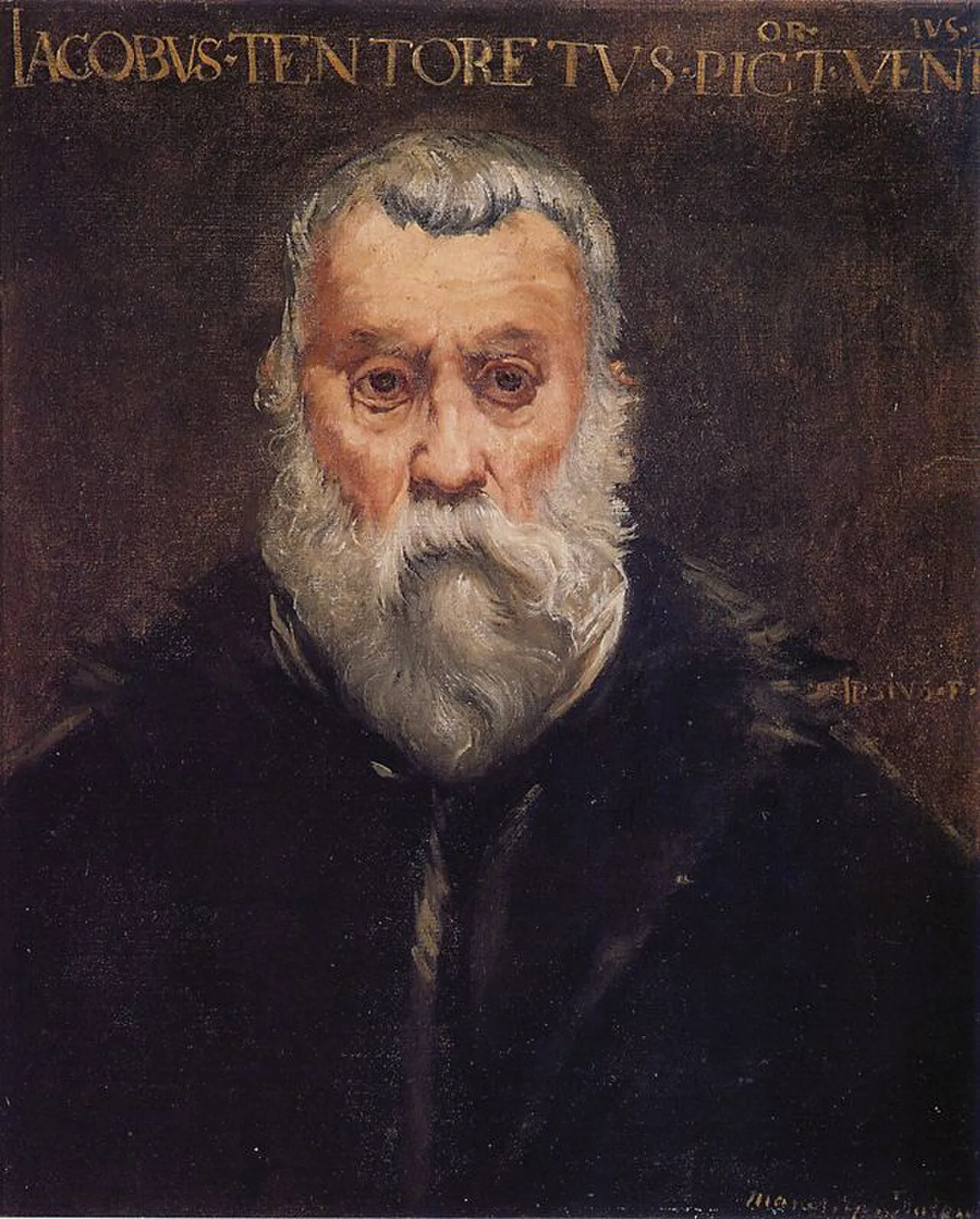 Copy of a self-portrait by Jacopo Tintoretto