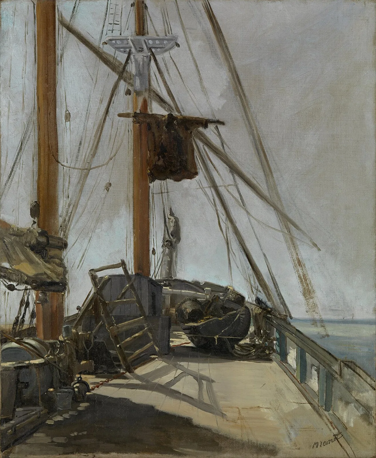 The ship's deck