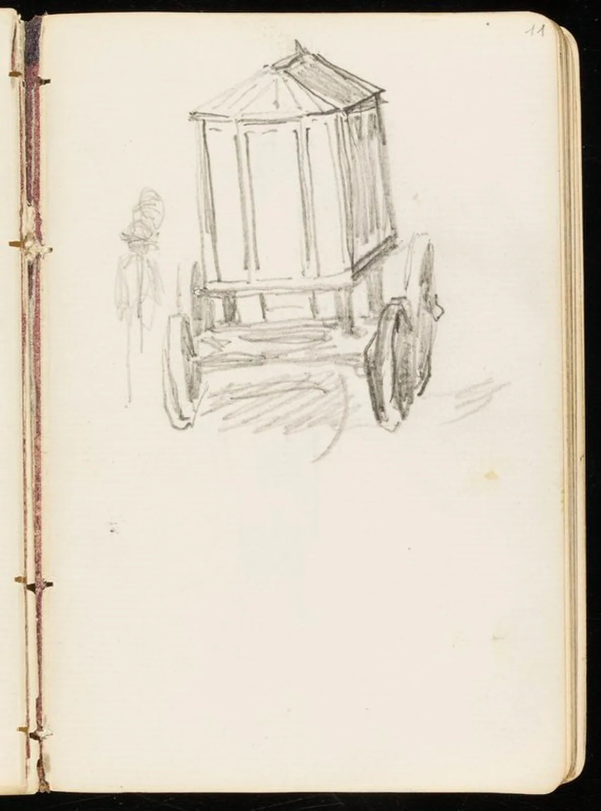 Croquis d'une roulotte