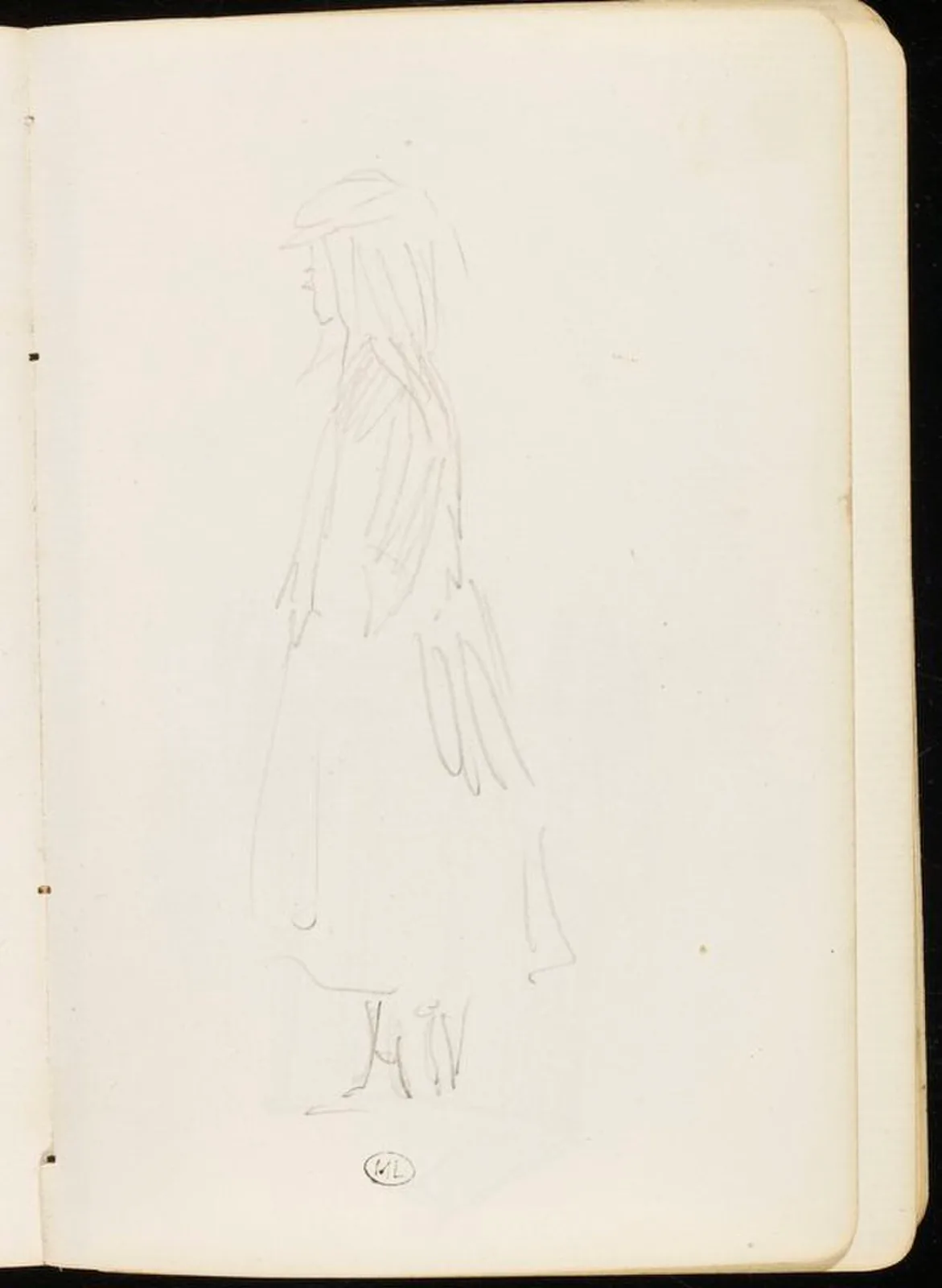 Croquis d'une jeune fille