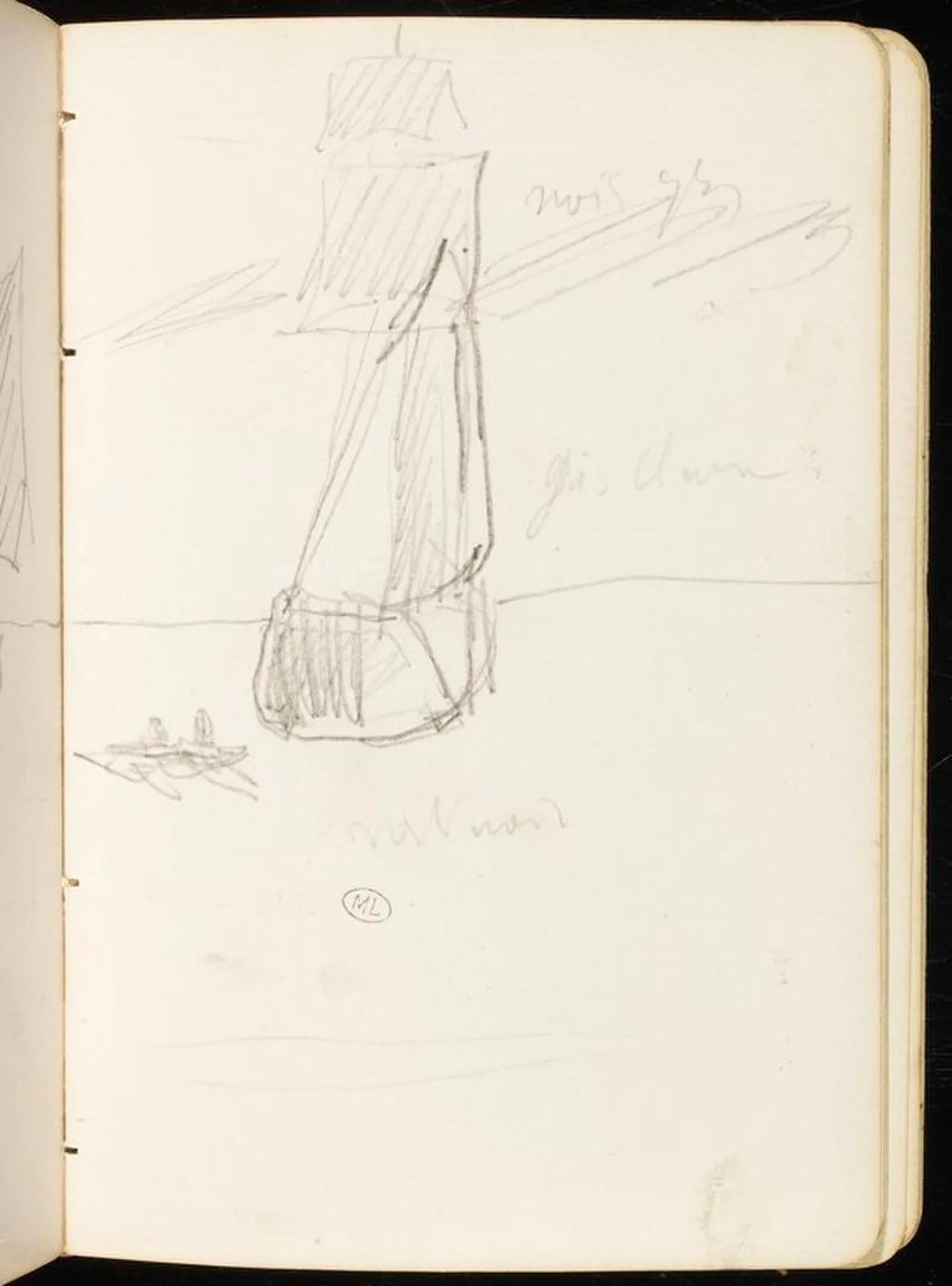 Croquis de voilier (No. 1)
