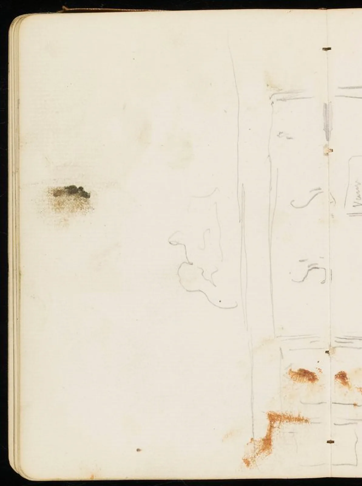 Croquis d'homme dans une brasserie