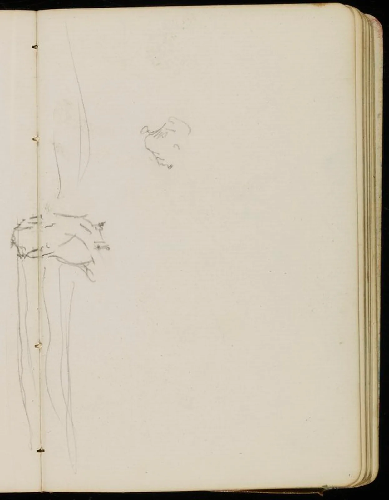 Croquis: silhouette de femme et enfant