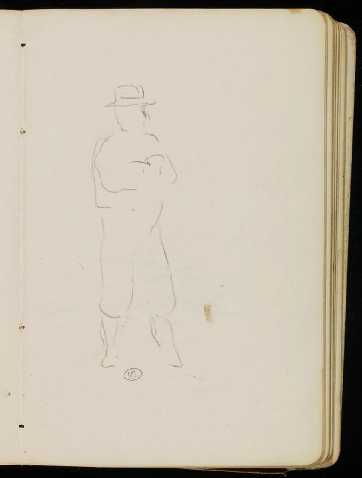 Croquis d'homme (No. 1)