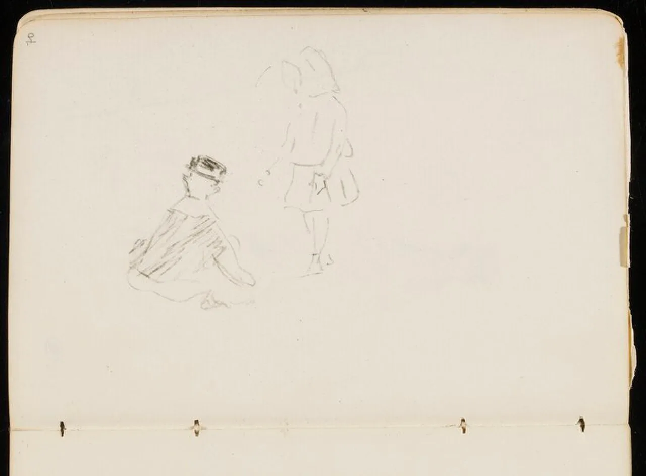 Croquis d'enfants jouant