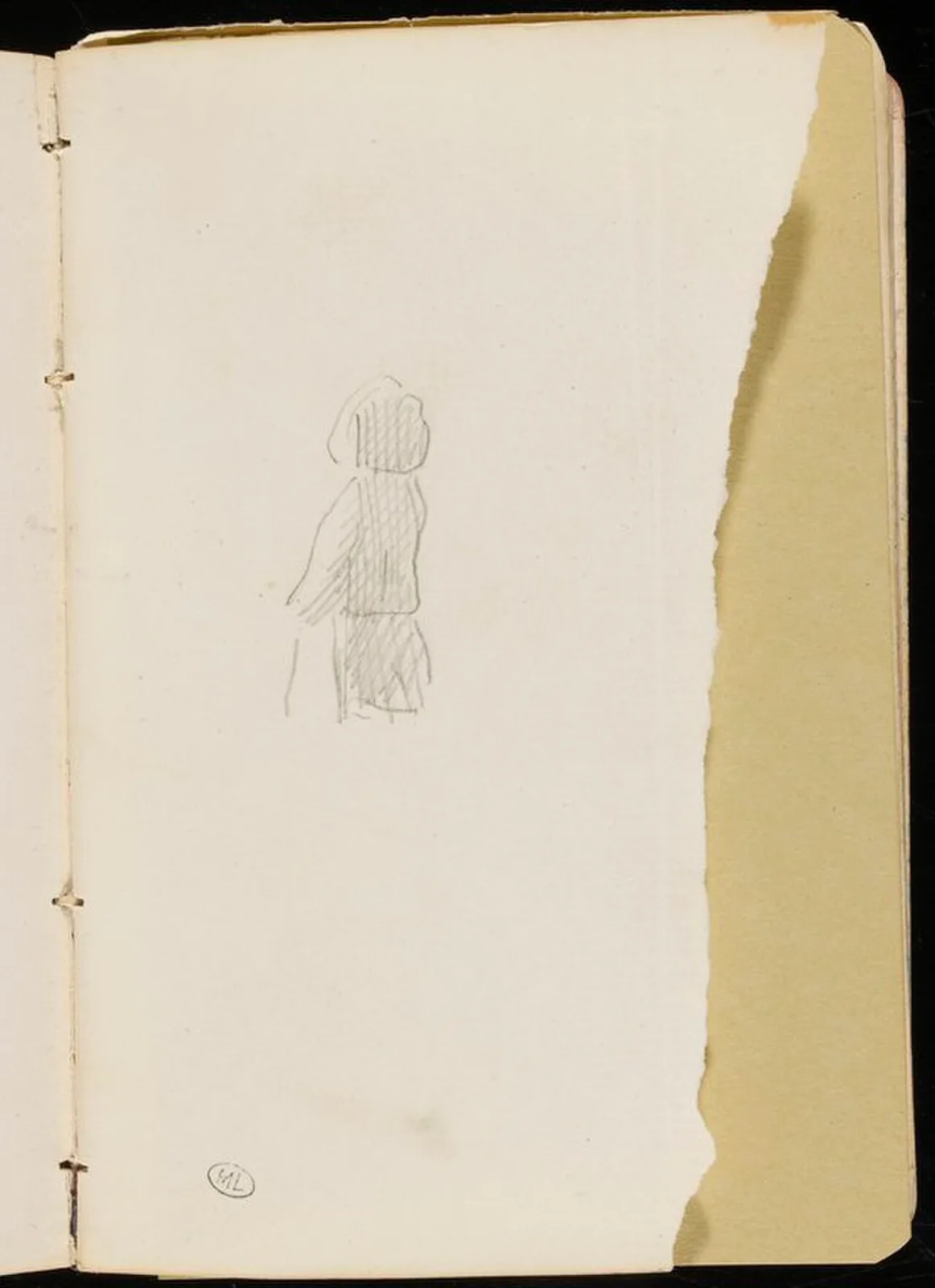 Croquis de silhouette d'enfant