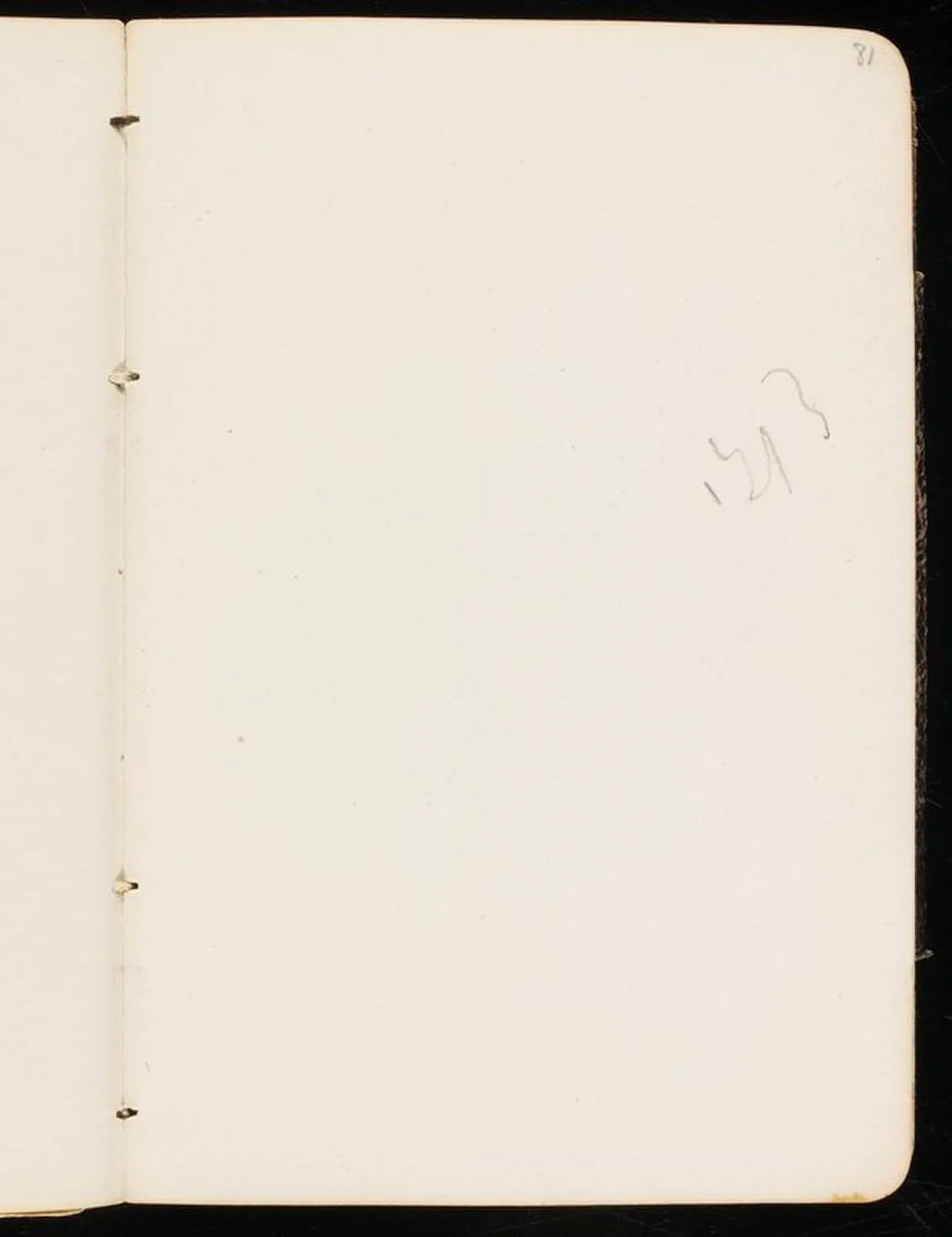 Croquis de voilier et notes manuscrites