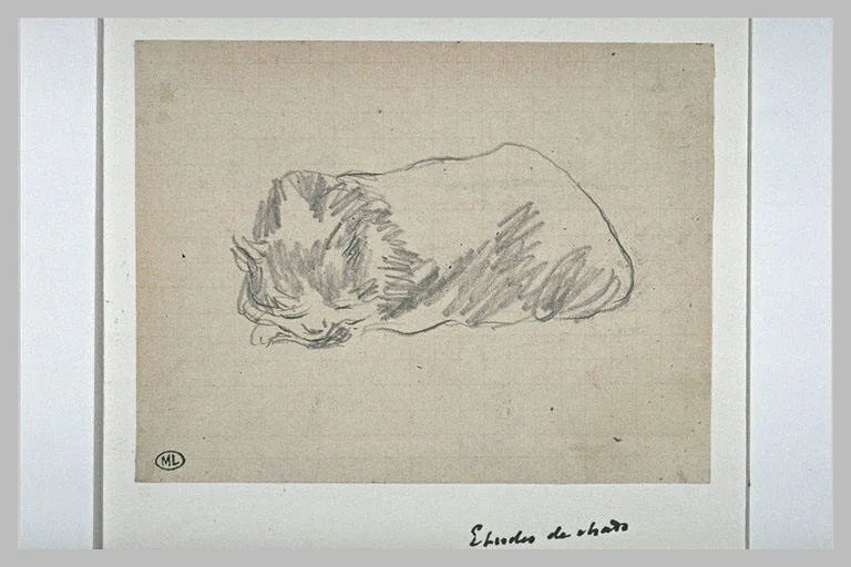Chat couché (No. 2)