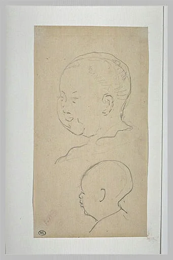 Deux têtes d'enfant