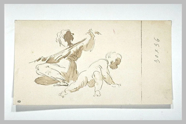 Deux enfants dont l'un joue du violon