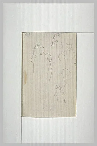 Croquis sommaire de personnages