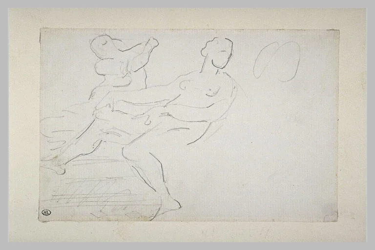 Deux femmes assises