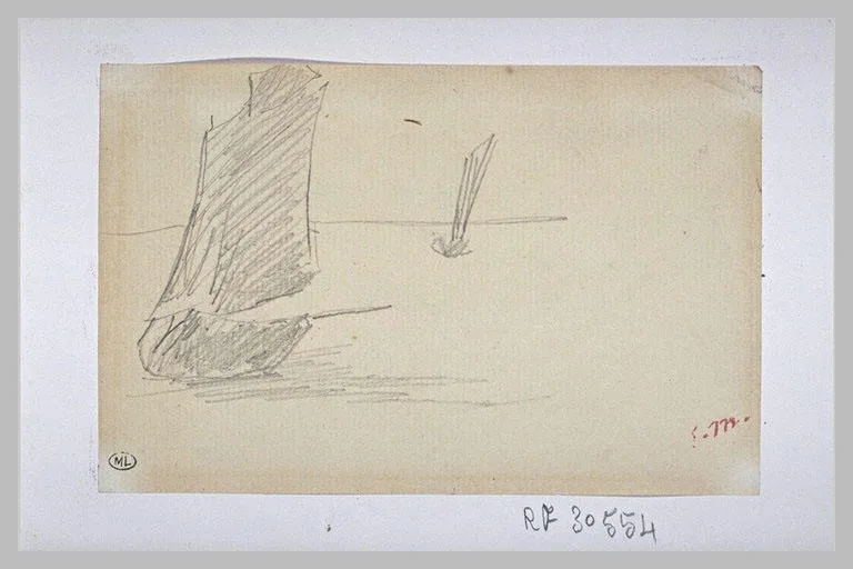 Deux voiliers en mer (No. 2)