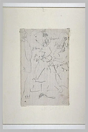 Croquis de deux personnages (No. 2)