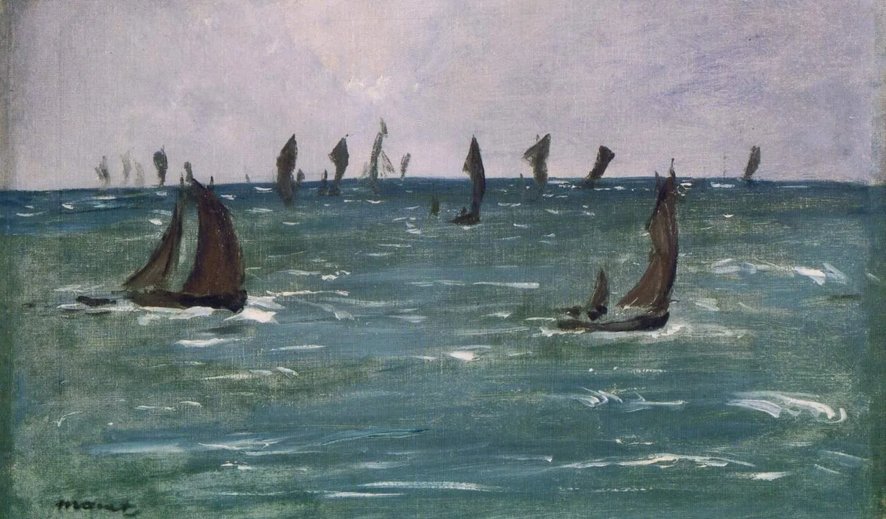 Bateaux en Mer, Golfe de Gascogne