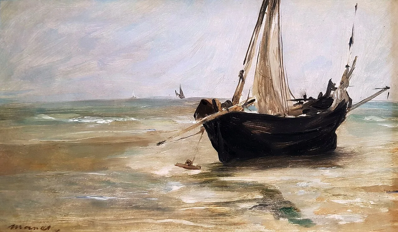 Le bateau noir à Berck
