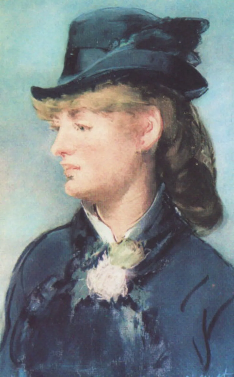 Study of the barmaid for Le Bar des Folies Bergères