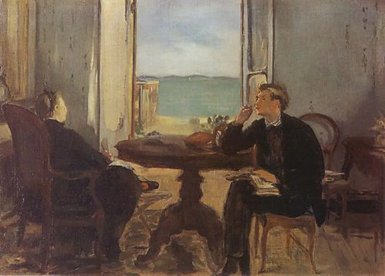 Interior at Arcachon (Mme Manet and Léon Leenhoff)