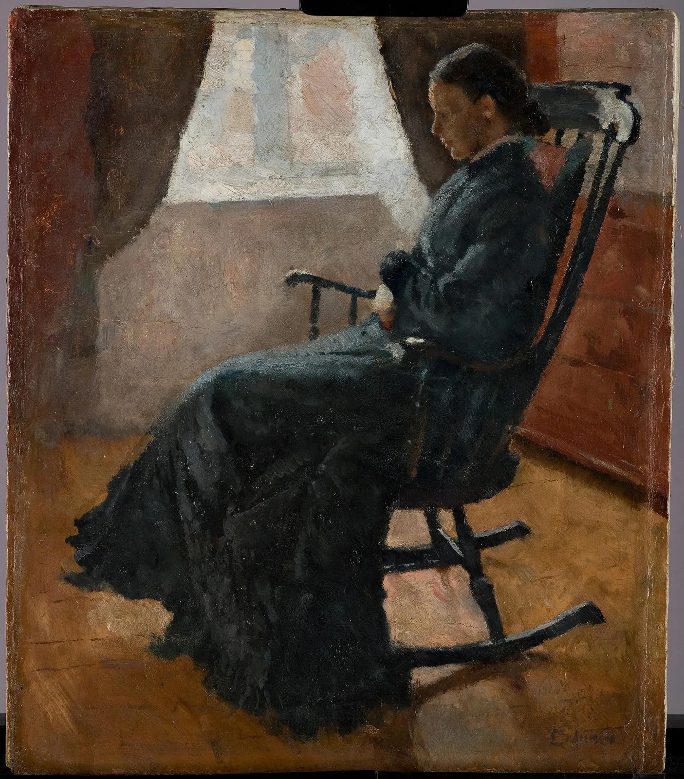 Karen Bjølstad in the Rocking Chair