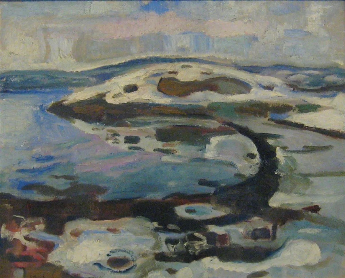 Winter Landscape at Hvitsten