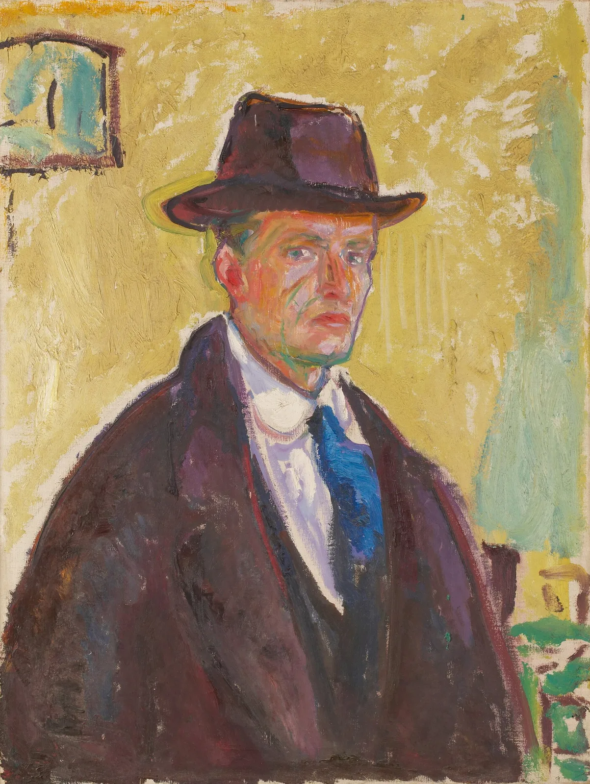 Self-Portrait in Hat and Coat (No. 1)
