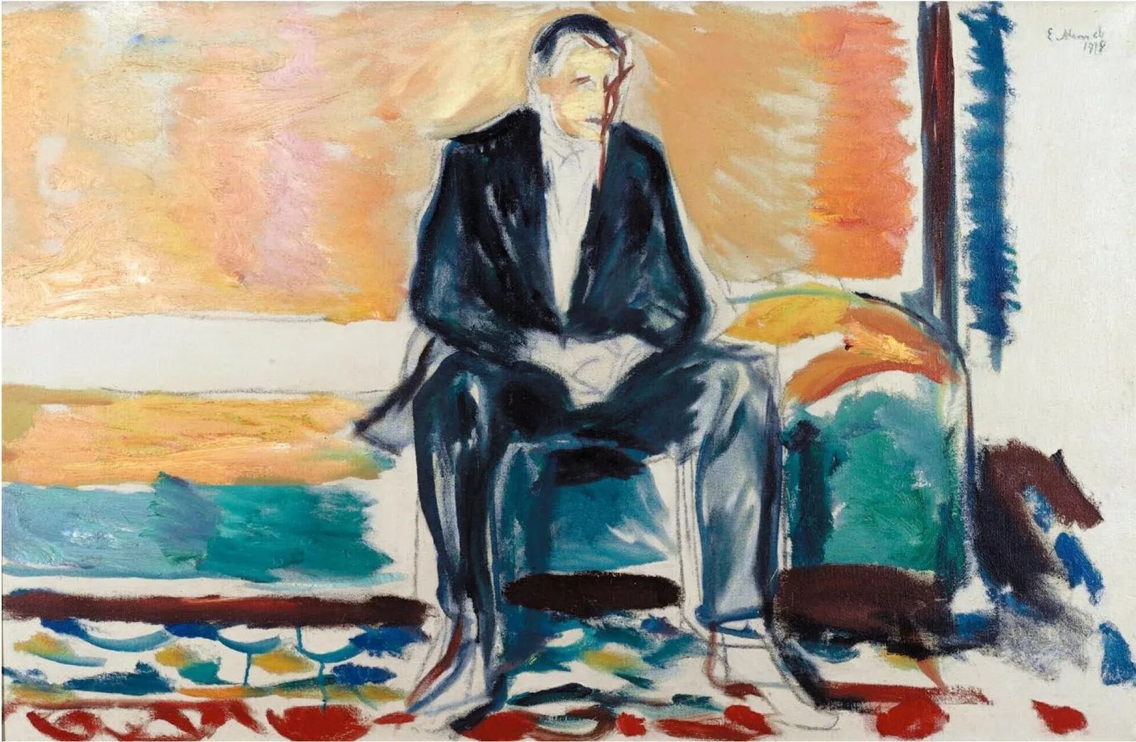 Self-portrait with Spanish Flu
