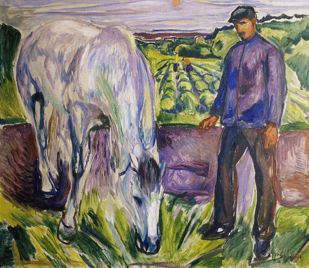 Man with Horse (No. 1)