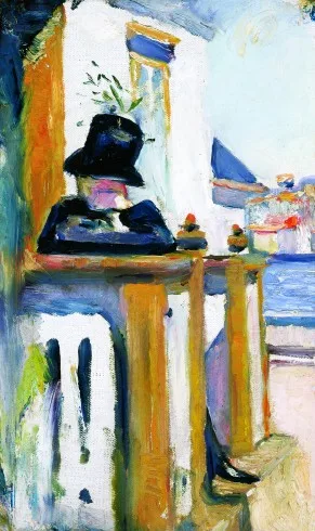 Man on the Veranda