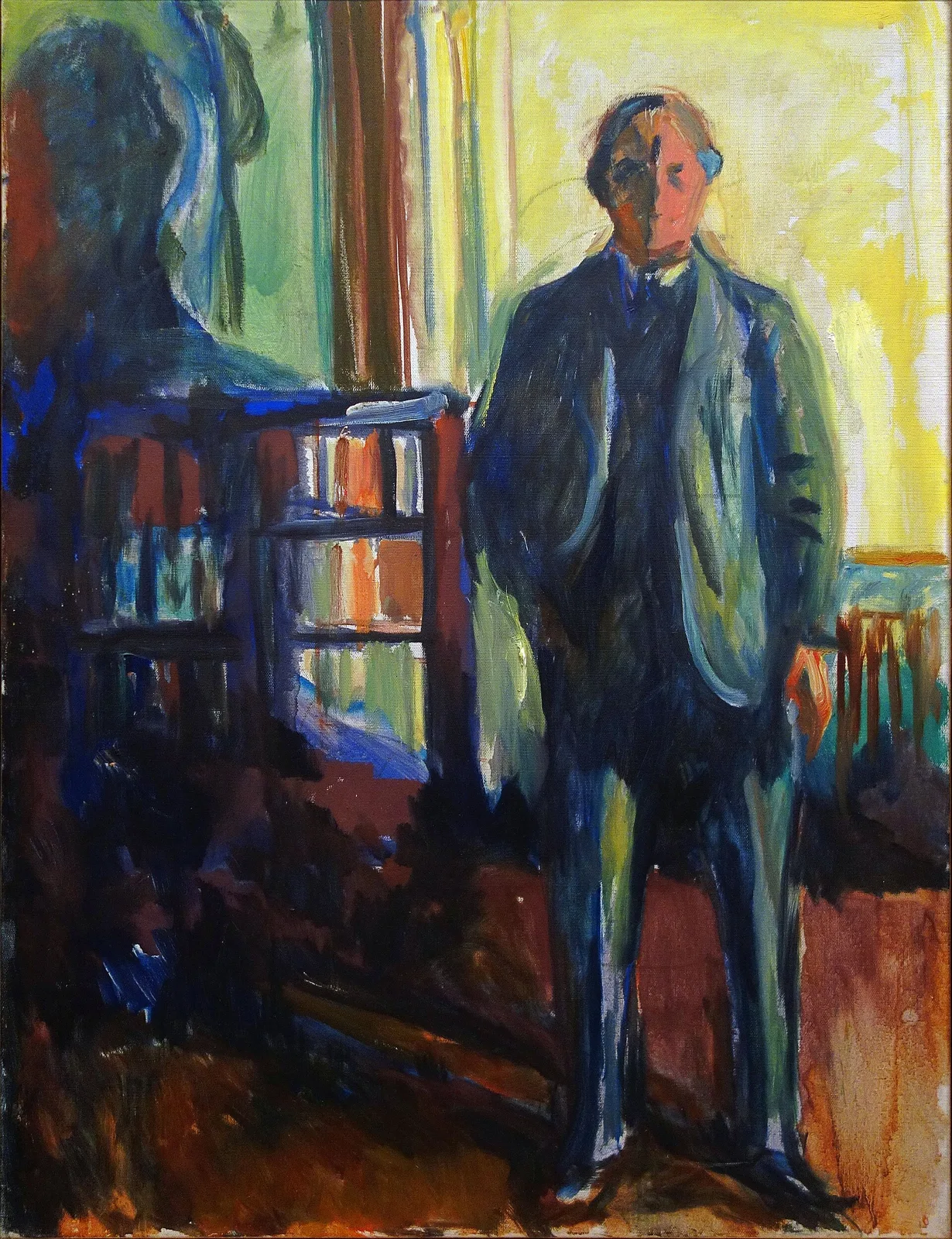 Self-Portrait with Hand in Pocket