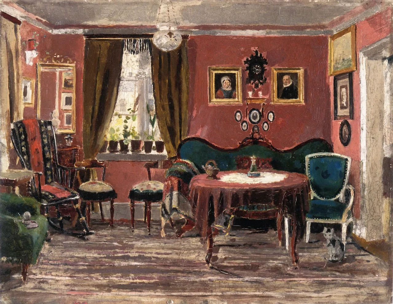 The Living-Room of the Misses Munch in Pilestredet 61