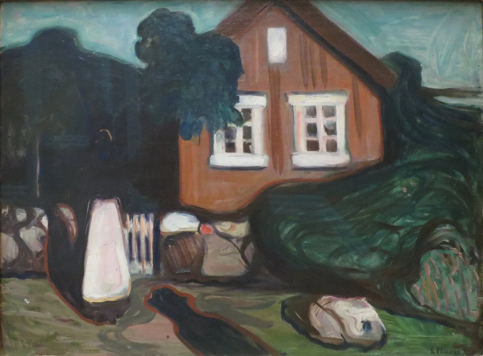 House in Moonlight