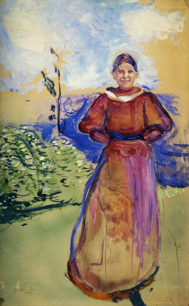 Inger in a Red Dress
