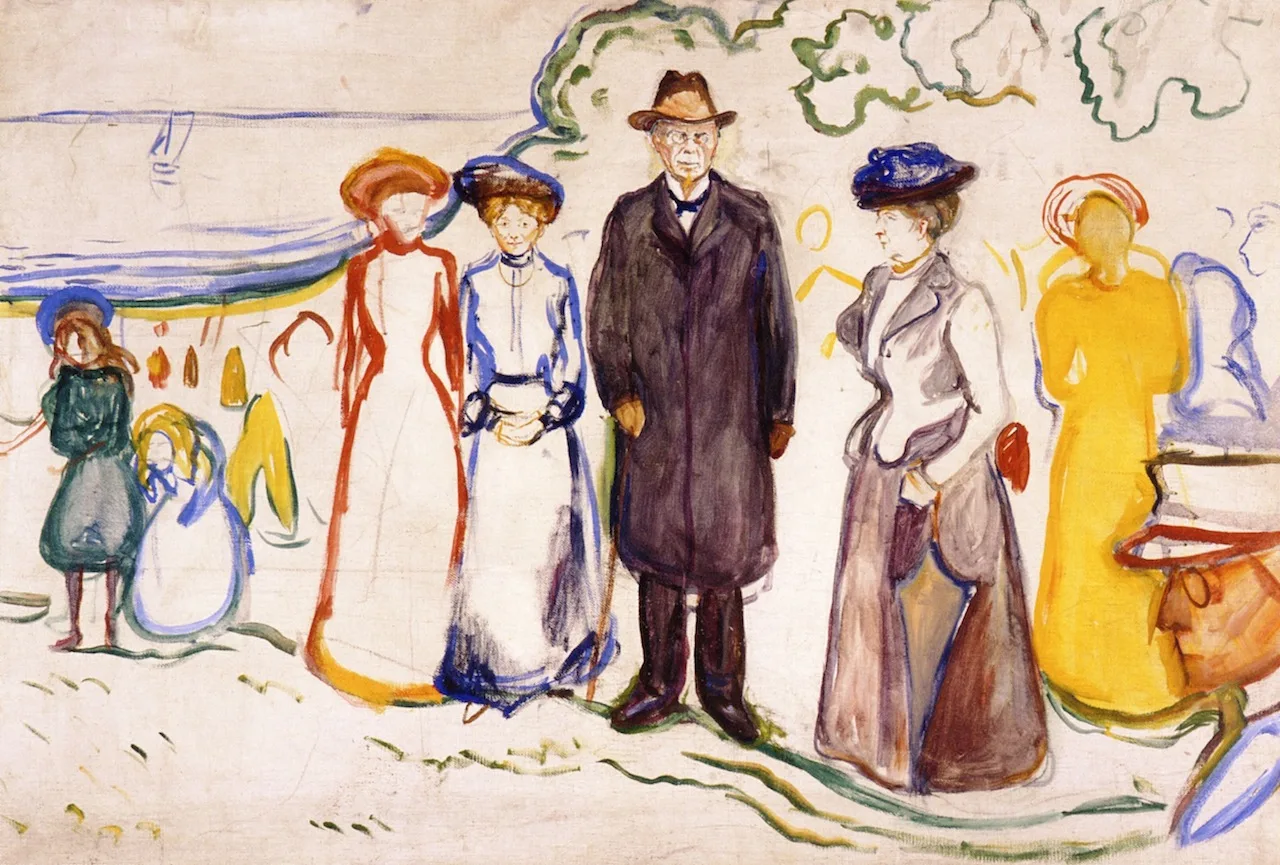 Jonas Lie with his Family (No. 1)