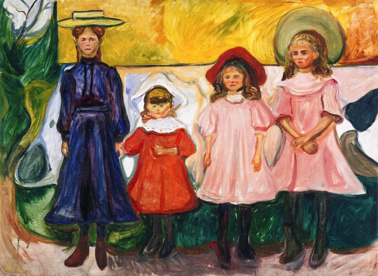 Four Girls in Åsgårdstrand (No. 2)