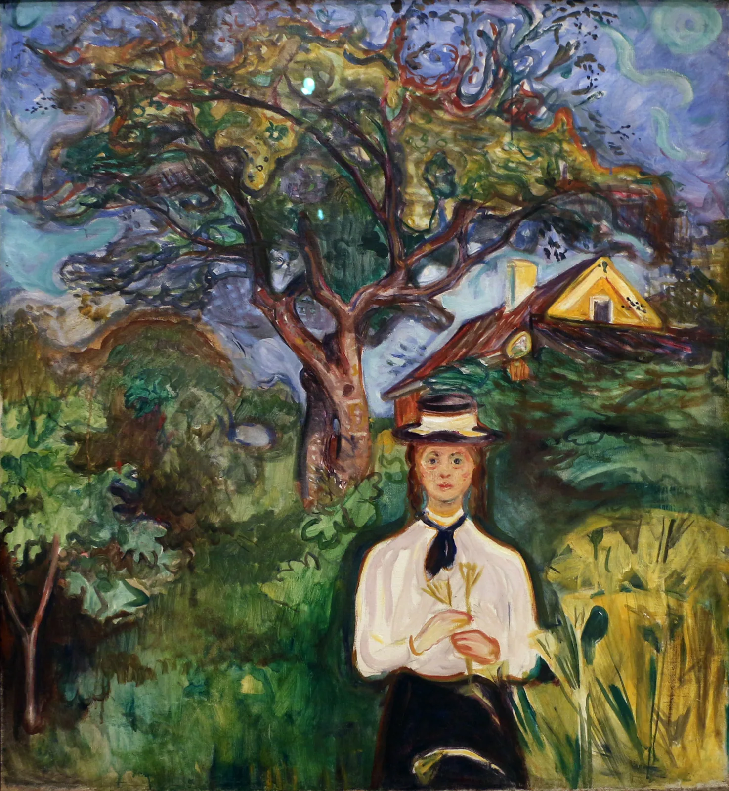 Young Woman under the Apple Tree