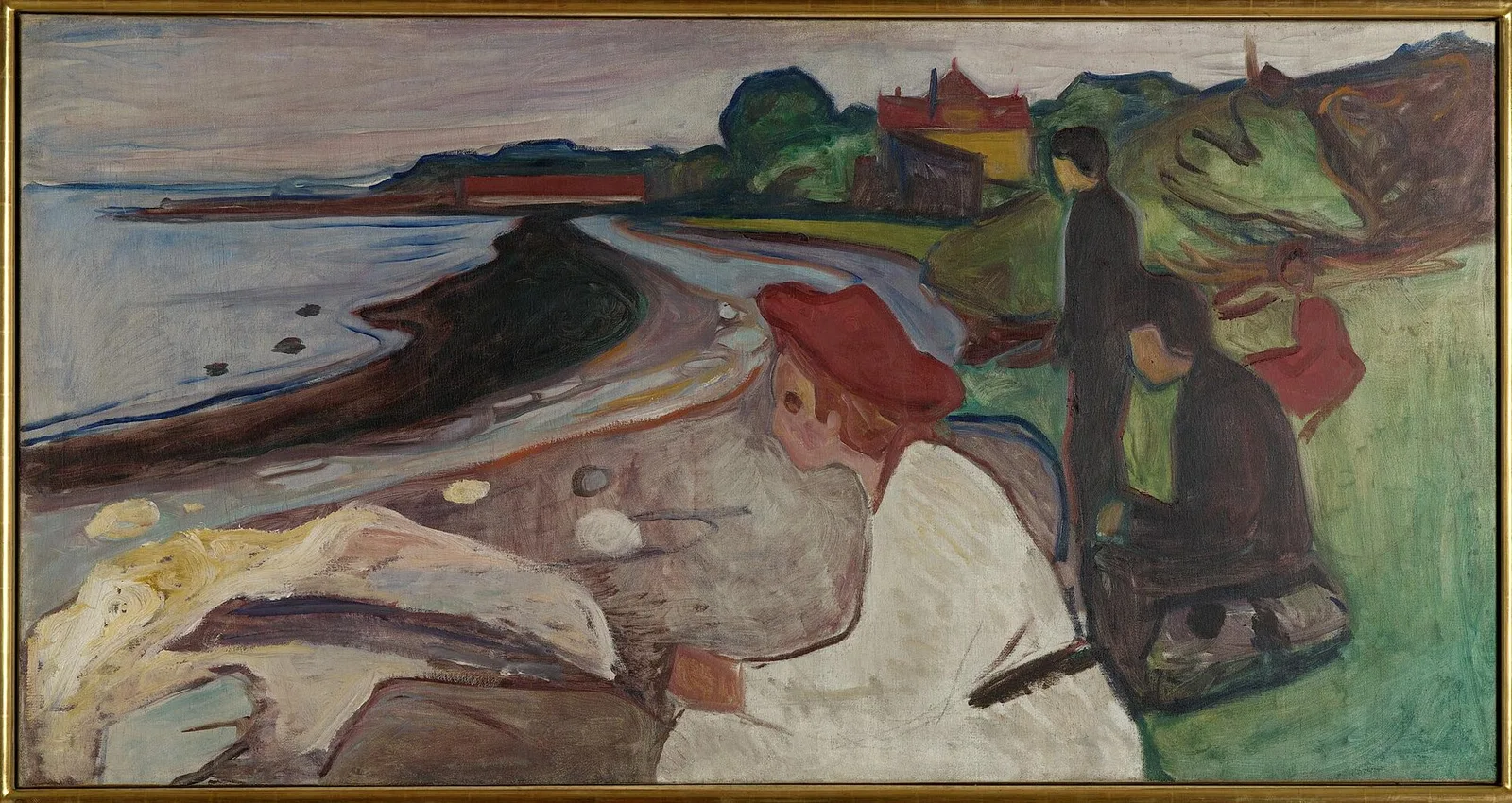 Young People on the Beach (The Linde Frieze)