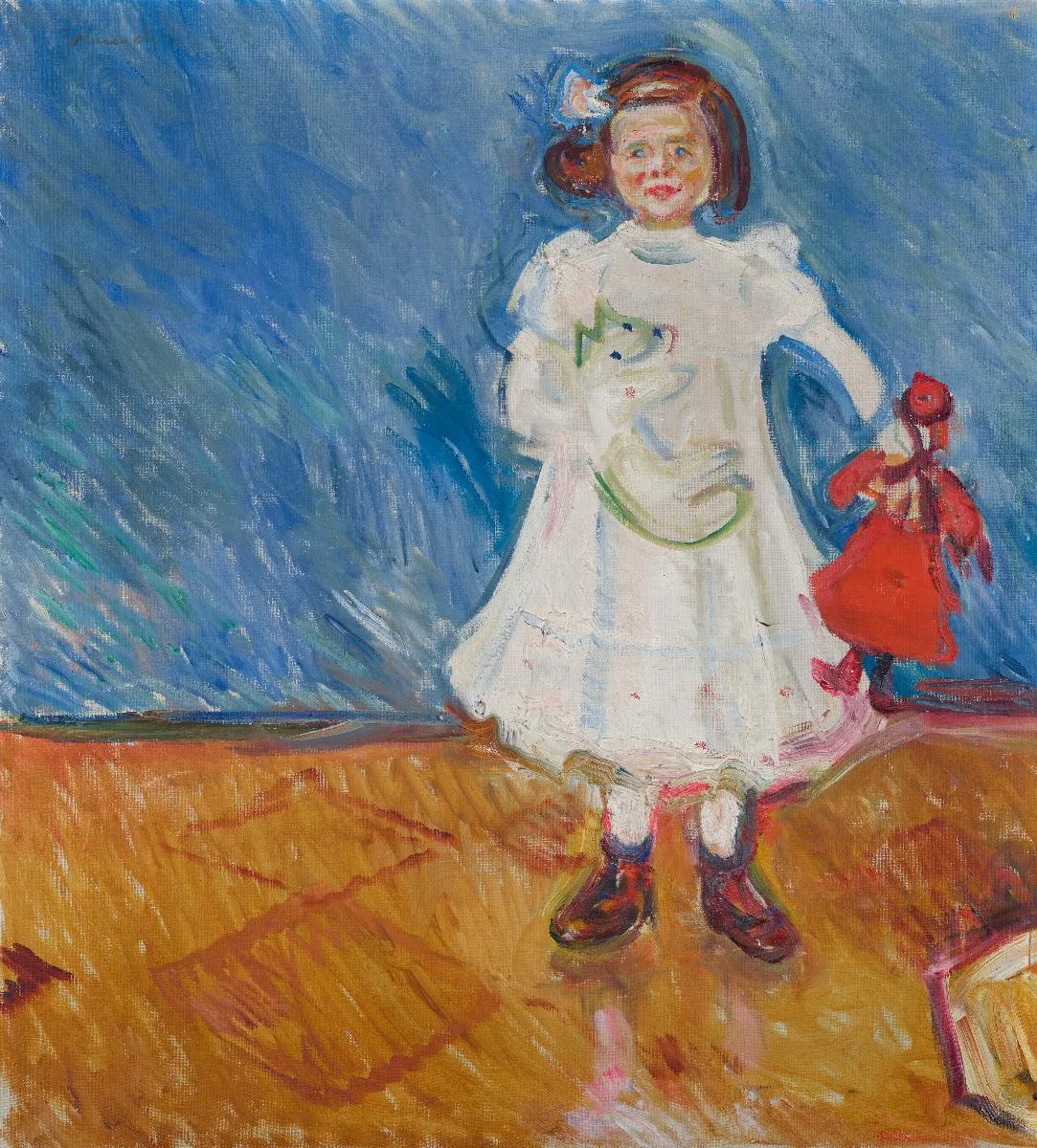 Edmute Esche with Doll
