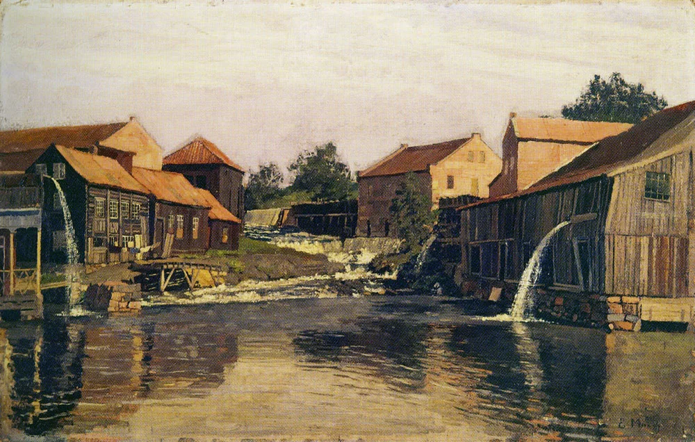 Akerselva by Nedre Foss