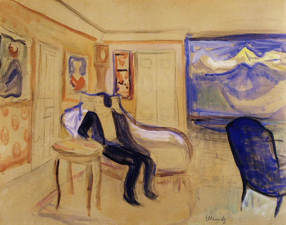 Set Design for Henrik Ibsen's "Ghosts" (No. 9)