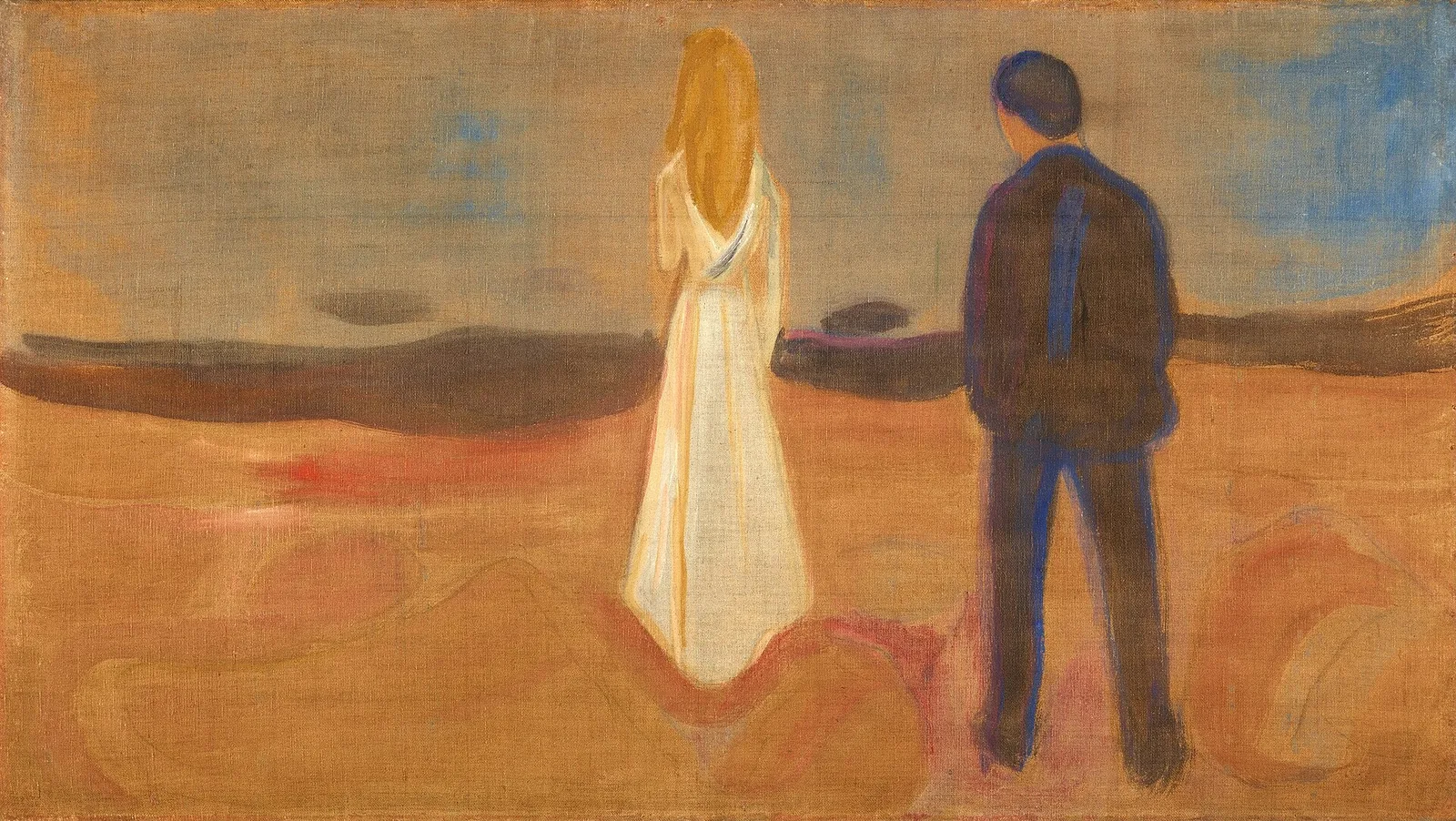 Two Human Beings. The Lonely ones (The Reinhardt Frieze)