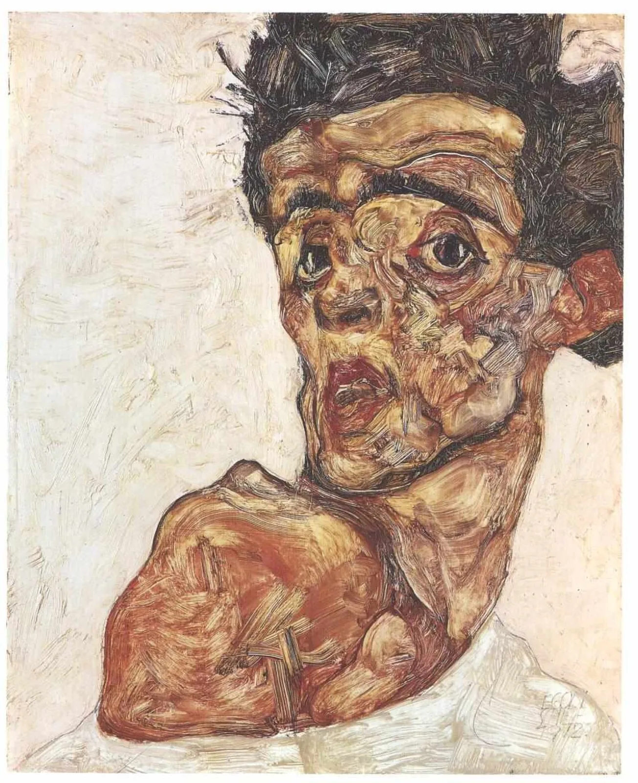 Self-Portrait with Bare Shoulder