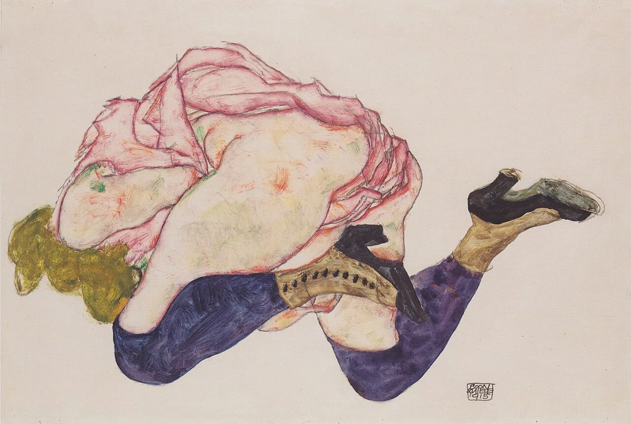 Kneeling Woman with Bent Head