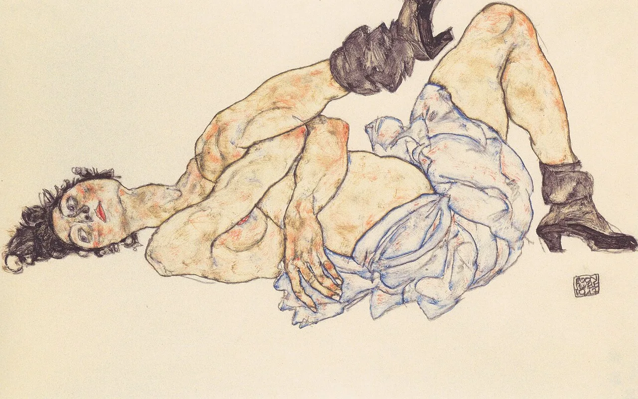 Reclining female nude