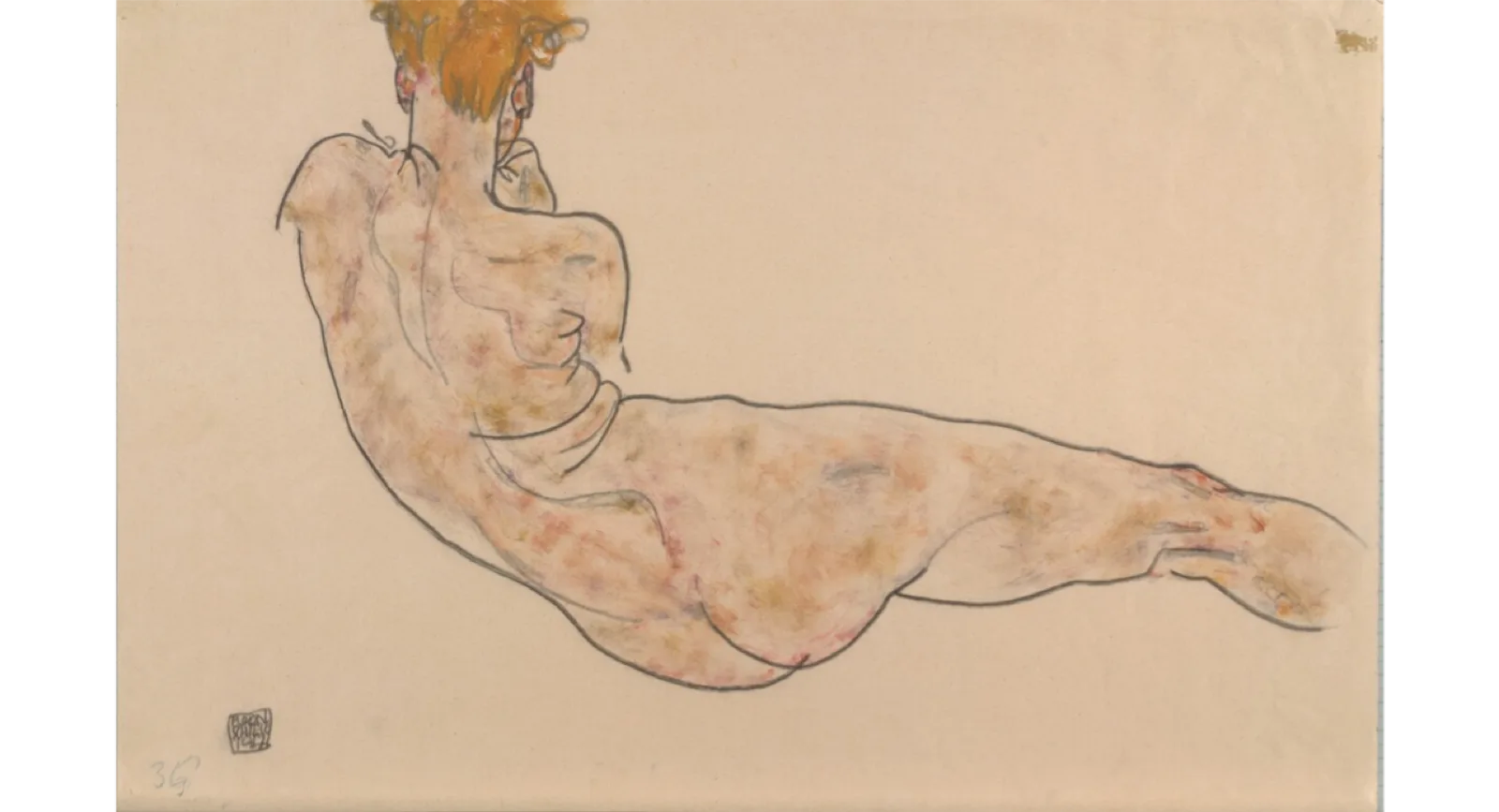 Female Nude from Behind (No. 2)