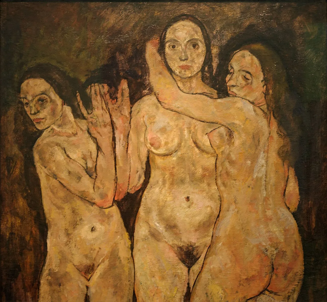 Three Standing Women
