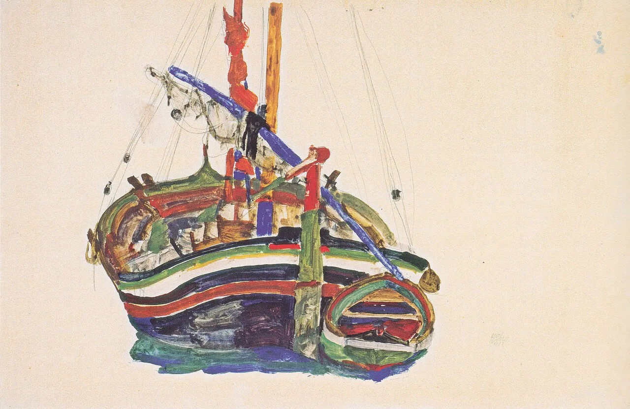 Fishing boat in Trst